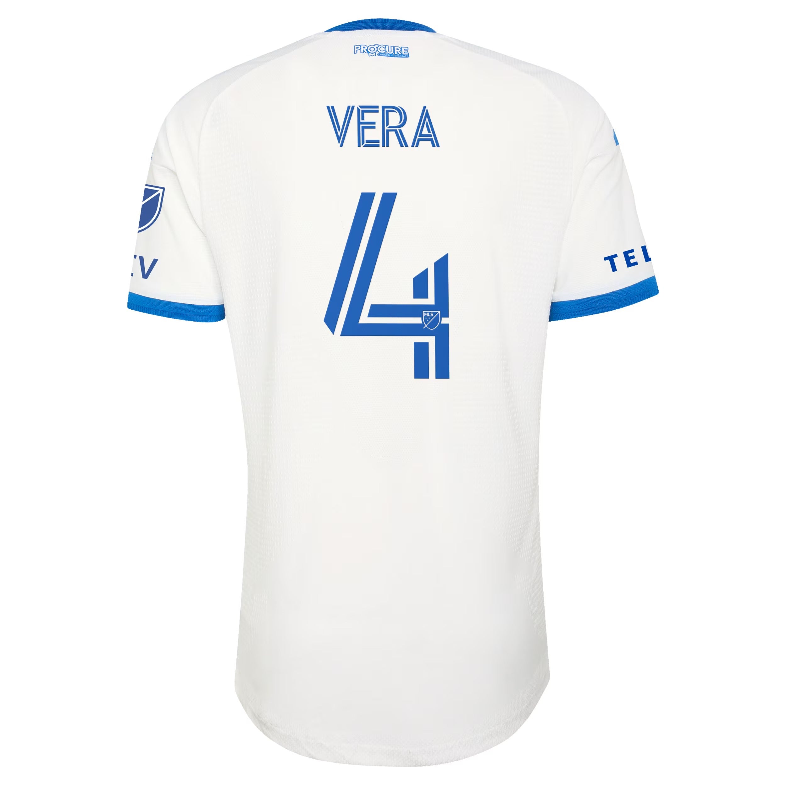 CF Montréal // adidas Vera #4 Official 2026 The Procure On-Field Patch Jersey – White