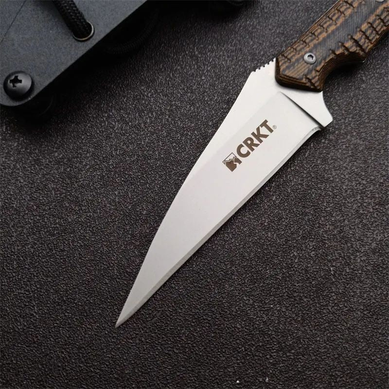 CRKT 2388 Fixed Blade Knife: 160mm Ultralight Hunter | 58 HRC Precision Tool