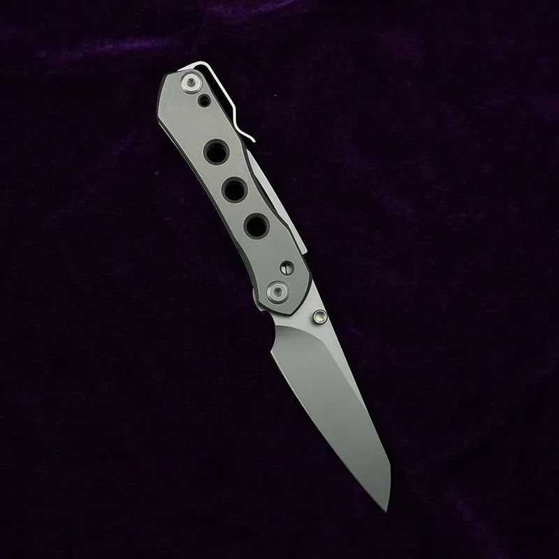 Ceramic Bearing Titanium Folding Knife | 60 HRC TC4 Alloy EDC
