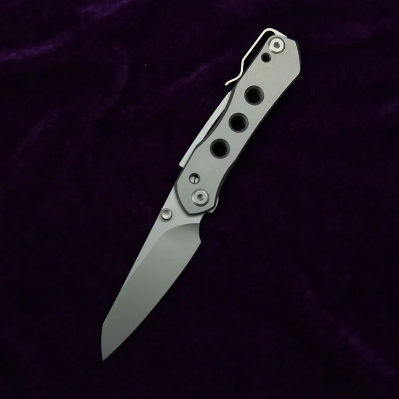 Ceramic Bearing Titanium Folding Knife | 60 HRC TC4 Alloy EDC