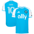 Charlotte FC // adidas Wilfried Zaha #10 Official 2026 Carolina Kit On-Field Patch Jersey – Blue