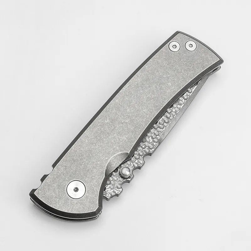 Chaves Redencion 228 Tactical Folder: 9.30" Heavy-Duty Hunter | TC4 Titanium & Carbon Fiber