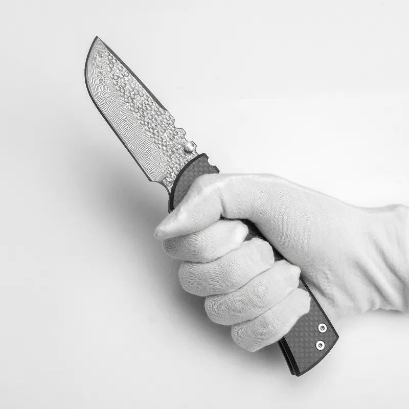 Chaves Redencion 228 Tactical Folder: 9.30" Heavy-Duty Hunter | TC4 Titanium & Carbon Fiber