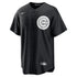 Chicago Cubs Nike Official Custom Authentic T-shirt - Black/White