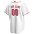 Cincinnati Reds Nike Home Custom Authentic T-shirt - White