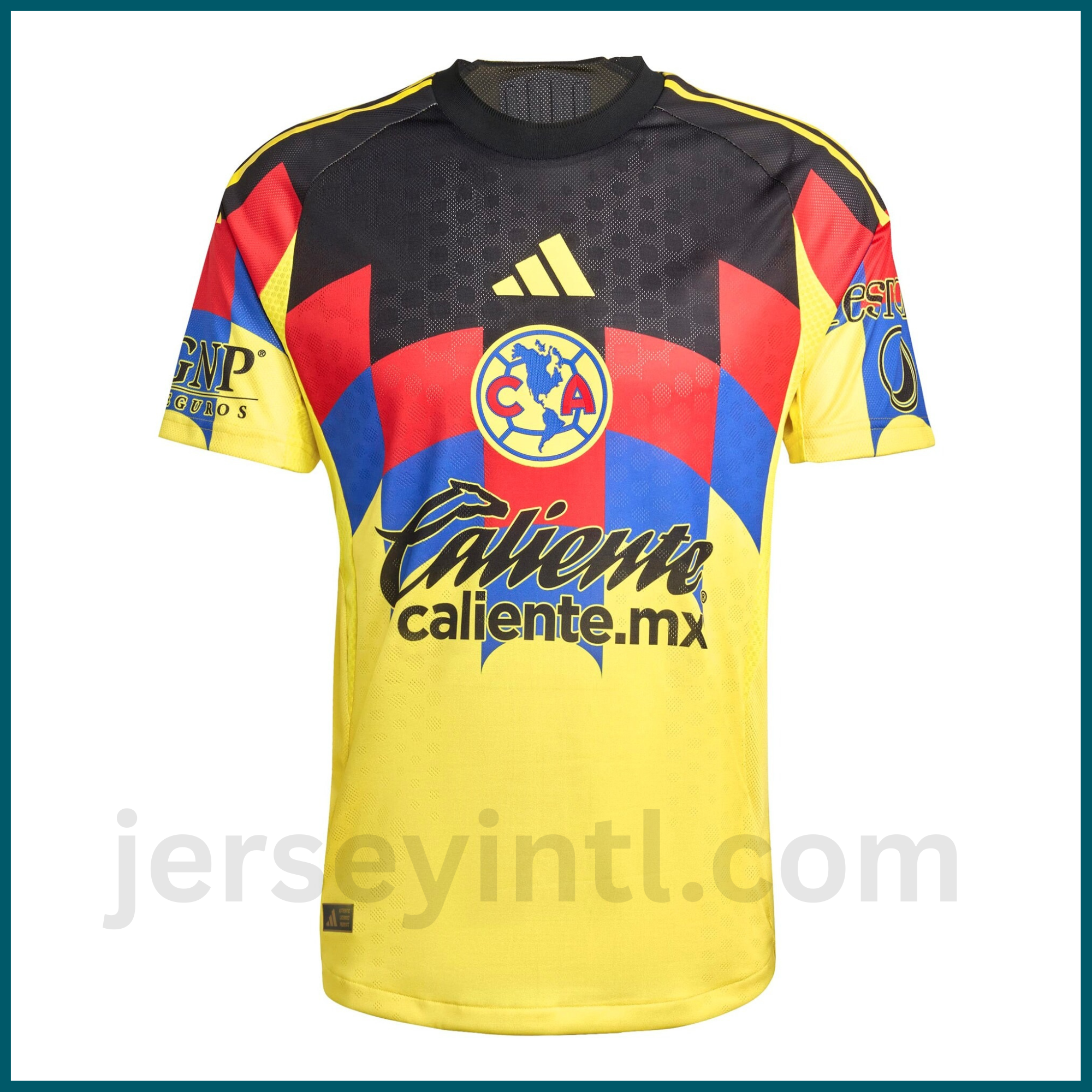 Club América 2025/26 Home Authentic Jersey by adidas – Men's Soccer Jersey – Yellow