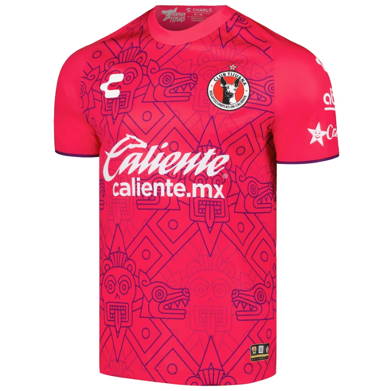 Club Tijuana 2023/24 Home Goalkeeper Authentic T-shirt - Pink