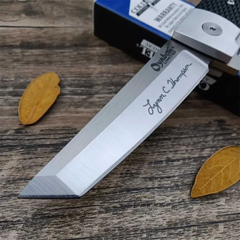 Cold Steel Oyabun Folding Tanto: D2 Steel & Tactical Nylon Fiber
