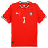 Cristiano Ronaldo 7 Portugal 2025/26 Home Authentic T-shirt - Red