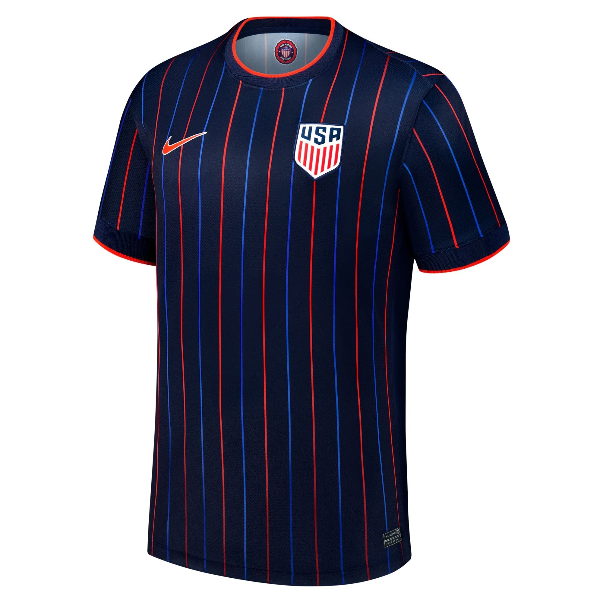 Custom USA Soccer Away Jersey 2025 – Navy Blue – Personalized Name & Number