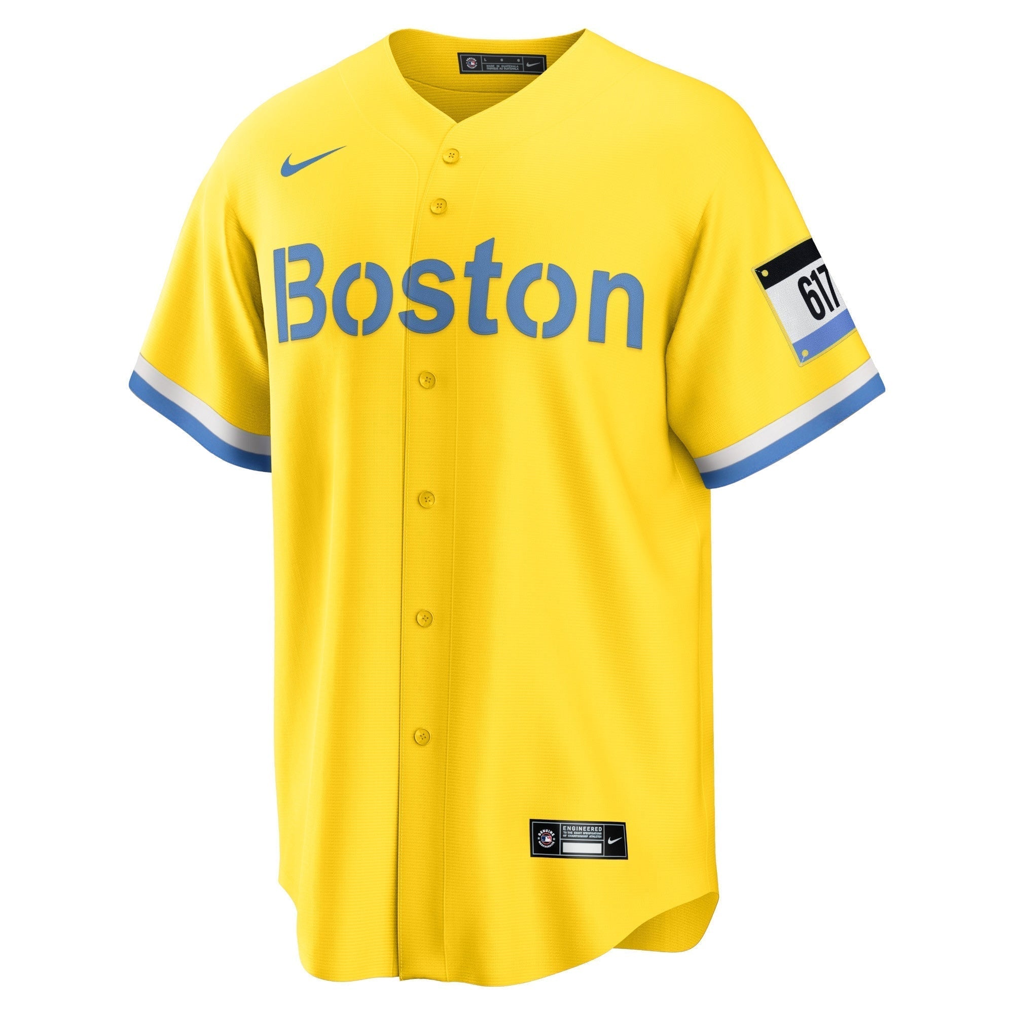 David Ortiz Boston Red Sox Nike Retired Player City Connect Authentic T-shirt - Gold
