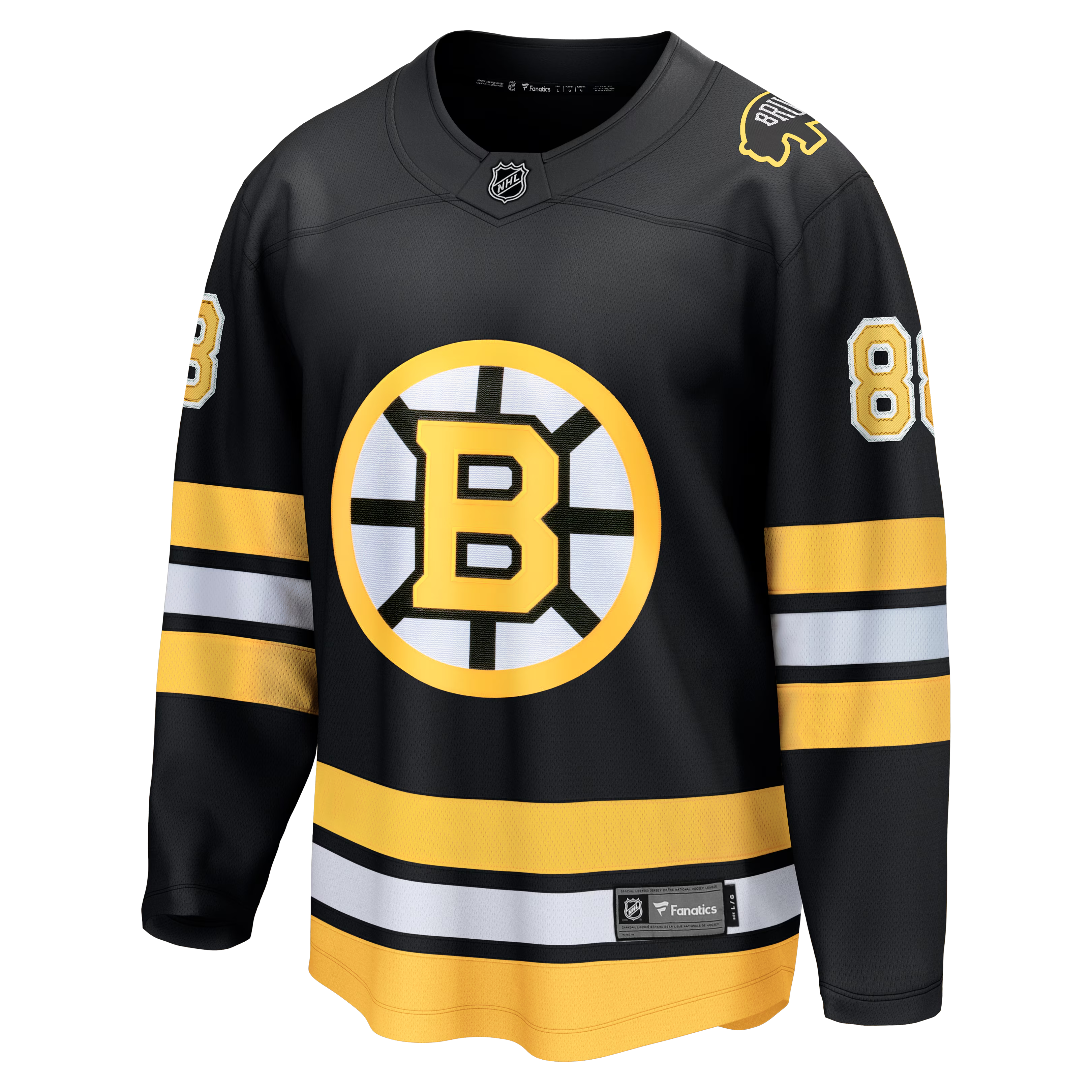 David Pastrňák Boston Bruins Fanatics Home Breakaway Jersey – Black