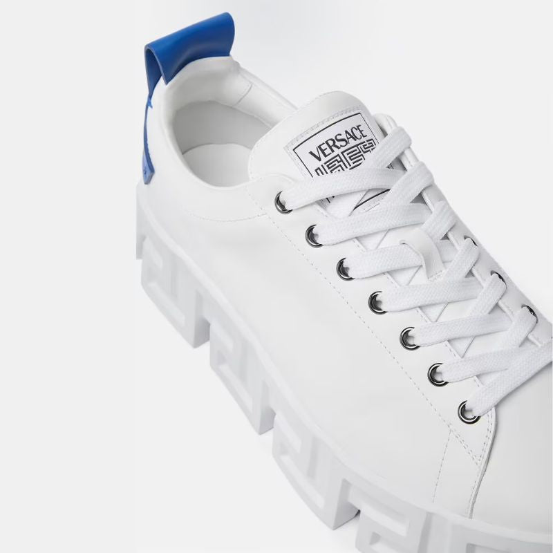 Greca Labyrinth Sneakers Luxury White - Nevada Shoe