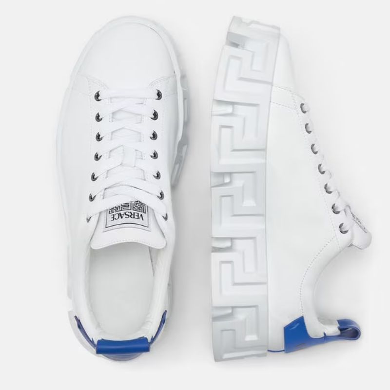 Greca Labyrinth Sneakers Luxury White - Nevada Shoe
