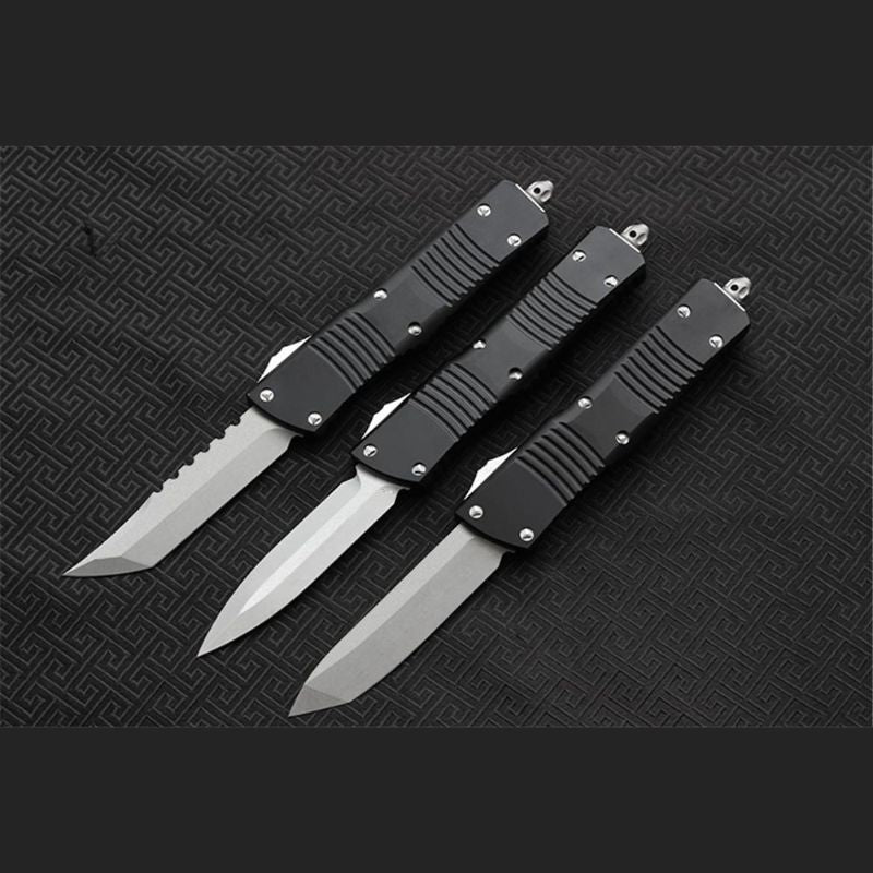 Professional Title: Hifinder T6061 Aluminum Tactical Knife: 235mm Precision Blade | Lightweight 145g Auto