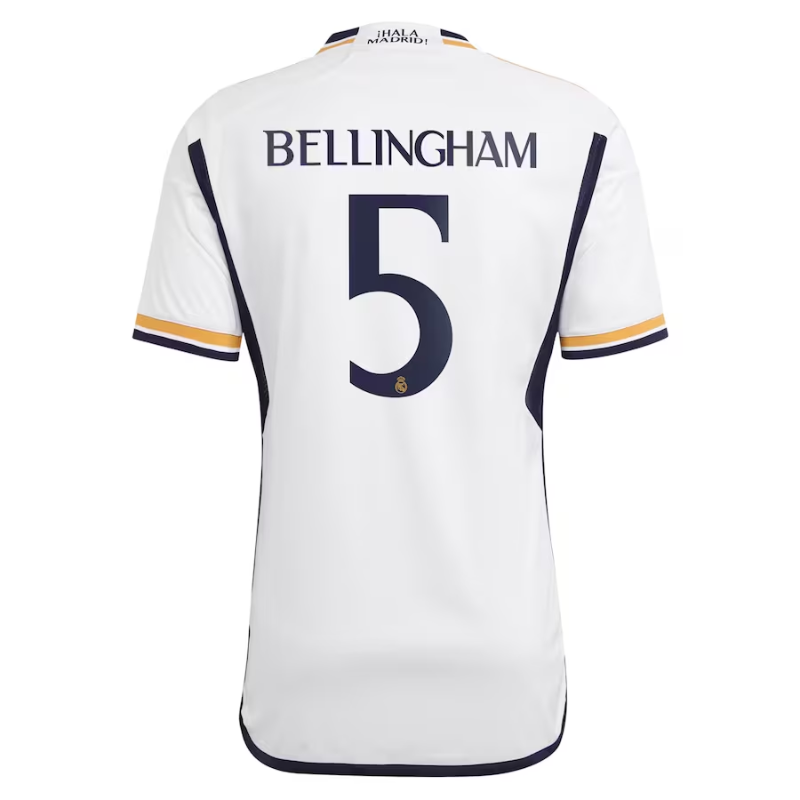 Jude Bellingham Real Madrid 2023/24 Home Authentic T-shirt - White