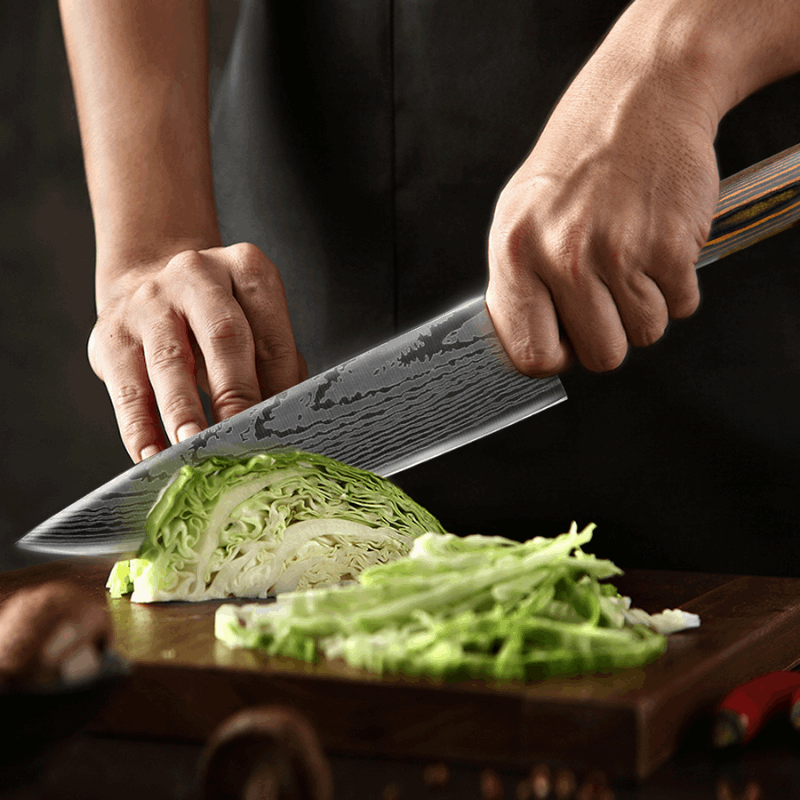 Kitchen Knives Set Chef Japanese 7CR17 440C High Carbon Stainless Steel