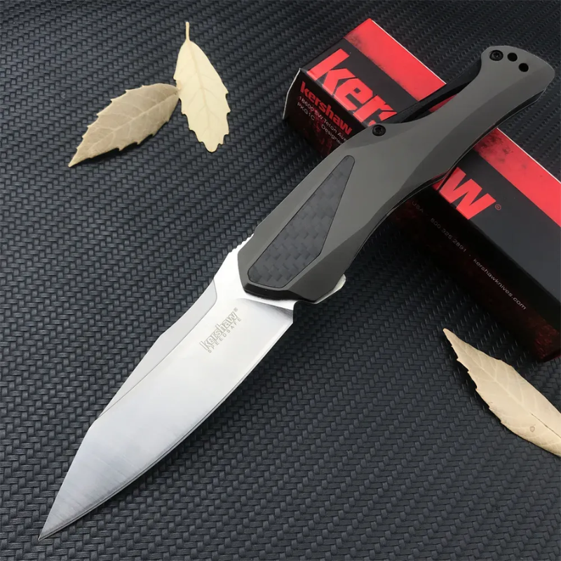 Kershaw 5500 Launch Series: Carbon Fiber & Black Aluminum D2 Folder