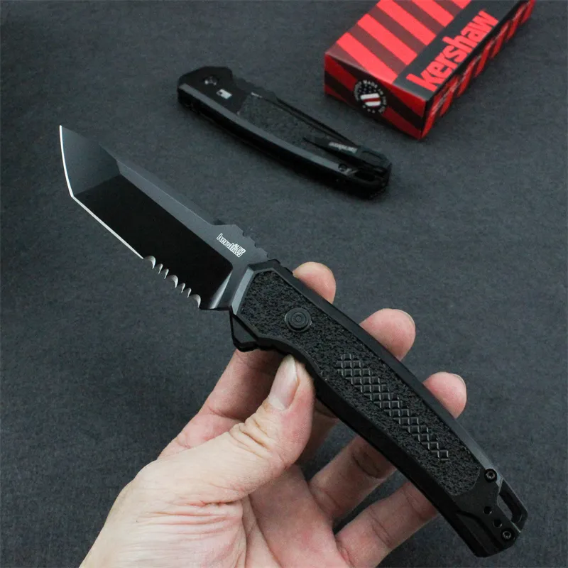 Kershaw 7105 Automatic: Titanium-Coated Blade | T6 Aluminum Alloy Tactical Folder