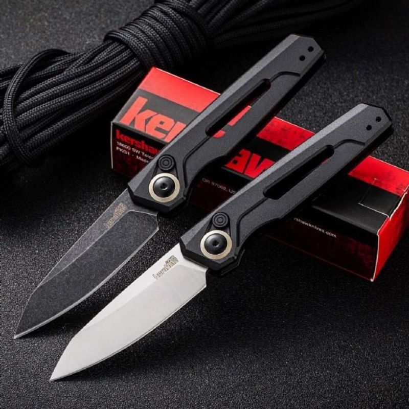 Kershaw Tactical Series: CPM 154 Steel | 61 HRC Black Stonewash | Aviation Aluminum