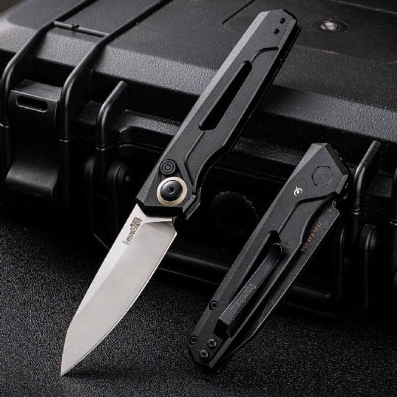 Kershaw Tactical Series: CPM 154 Steel | 61 HRC Black Stonewash | Aviation Aluminum