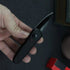Kershaw 7500BLK Micro-Tactical Folder: 12.9 cm Aluminum | Titanium-Coated 58HRC