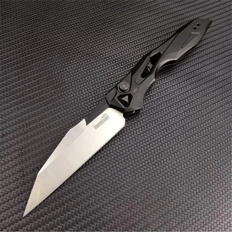 Kershaw 7650 AUTO Knife: 20.2 cm Full-Size Tactical | 60 HRC Ultralight Aluminum