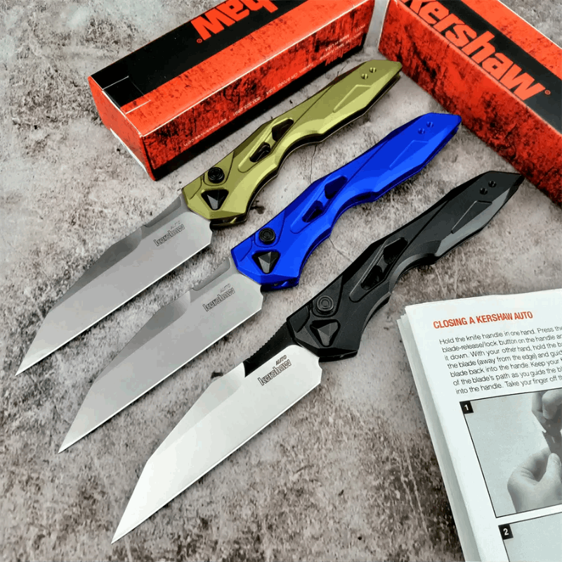 Kershaw 7650 Pocket Knife For Outdoor Hunting Camping
