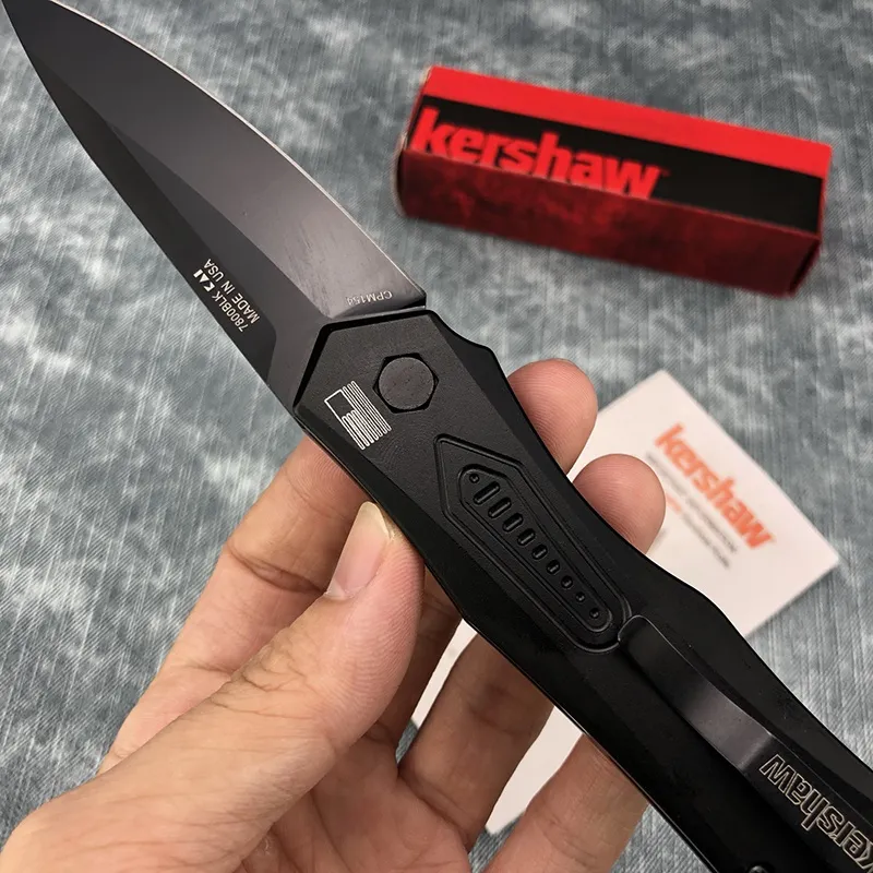 Kershaw 7800BLK Launch 6: Black DLC CPM-154 Tactical Automatic