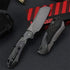 Kershaw 7850 Automatic Knife: 197 mm Tactical Hunter | Carbon Fiber & 6061-T6 Aluminum | Black Stonewash