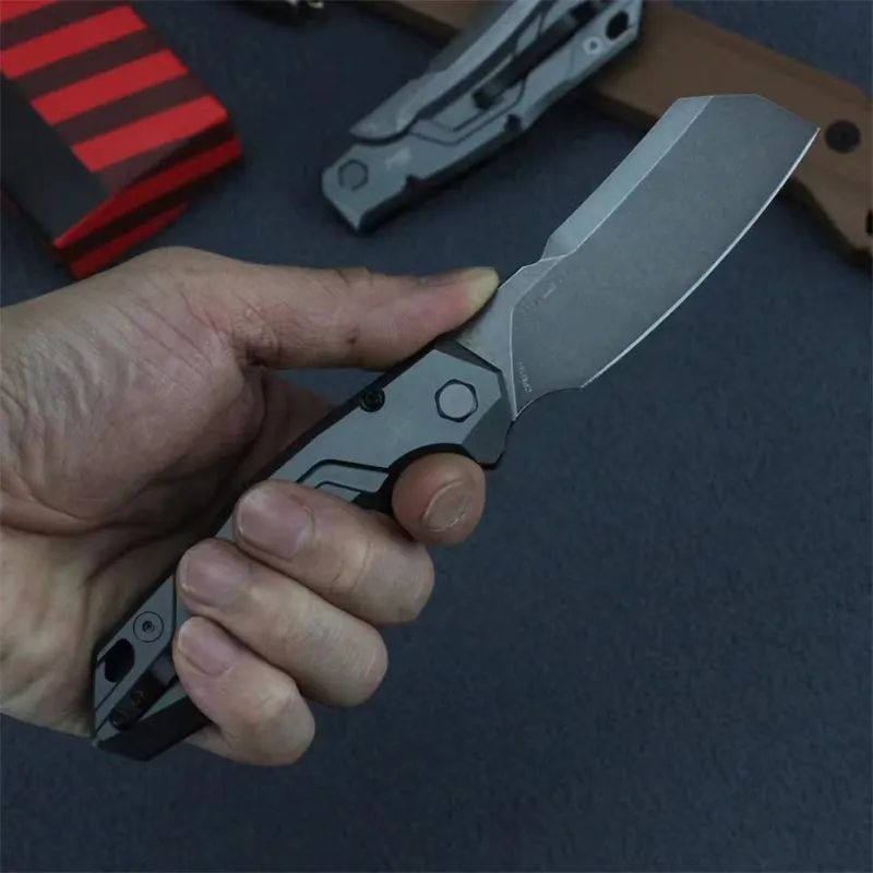 Kershaw 7850 Automatic Knife: 197 mm Tactical Hunter | Carbon Fiber & 6061-T6 Aluminum | Black Stonewash