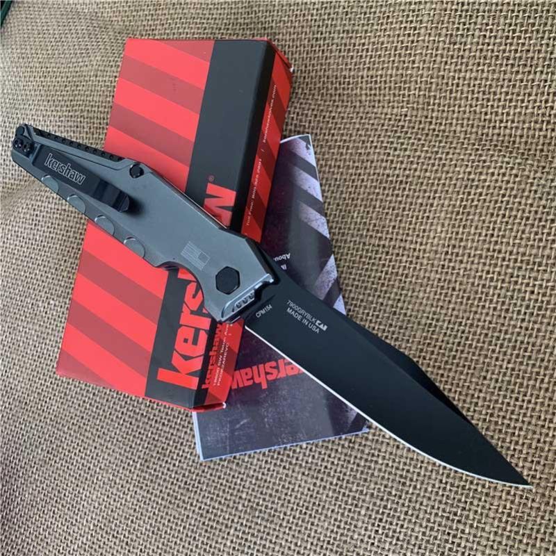 Kershaw 7900/7900GRYBLK Automatic Knife: 22 cm Tactical Hunter | 60 HRC Anodized Aluminum