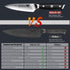 Kitchen Knife Damascus Steel Paring Knife 3.5 inch Small