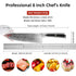 KnivesCollection™ 8" Damascus Chef Knife – Japanese VG10 High-Carbon Steel Kitchen Gyuto Knife