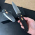 knivescollection™ bk838 folding utility knife – s35vn blade, carbon fiber handle