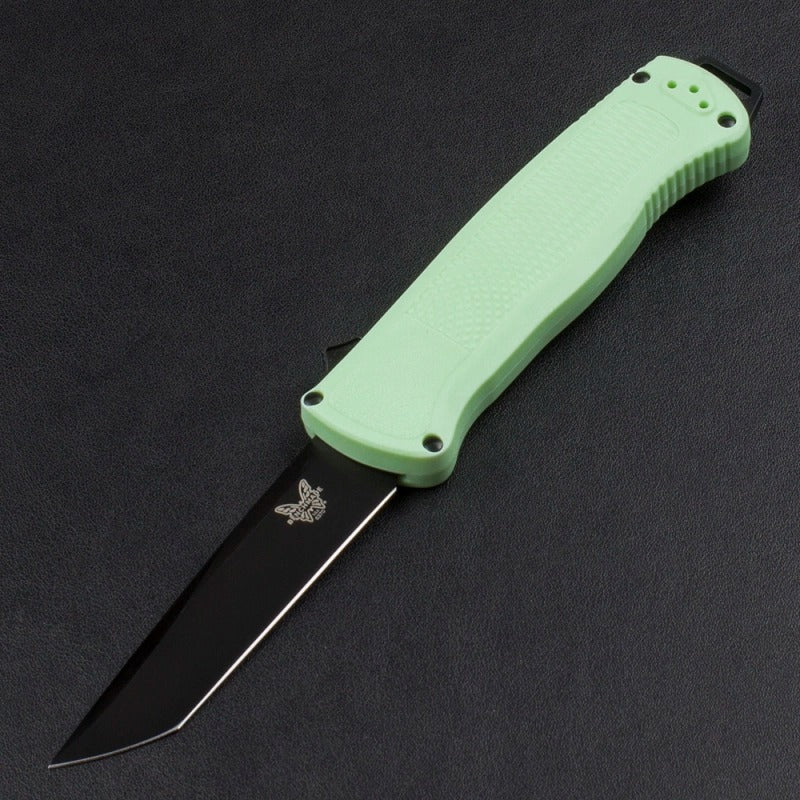 knivescollection™ bm5370fe folding utility knife – cpm-cruwear blade, cf-elite handle