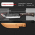 KnivesCollection™ Forged Boning & Cleaver Knife – 7" Stainless Steel Kitchen Knife with Pakkawood Handle