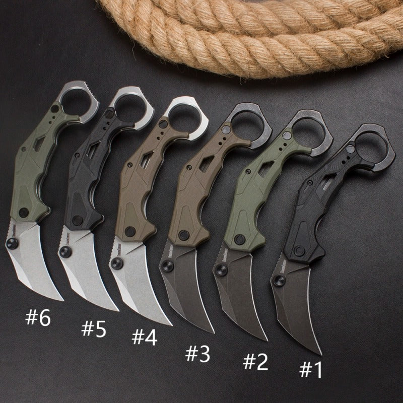KnivesCollection™ | Kershaw 2064 Curved Utility Folder | 2.6" 8Cr13MoV Steel