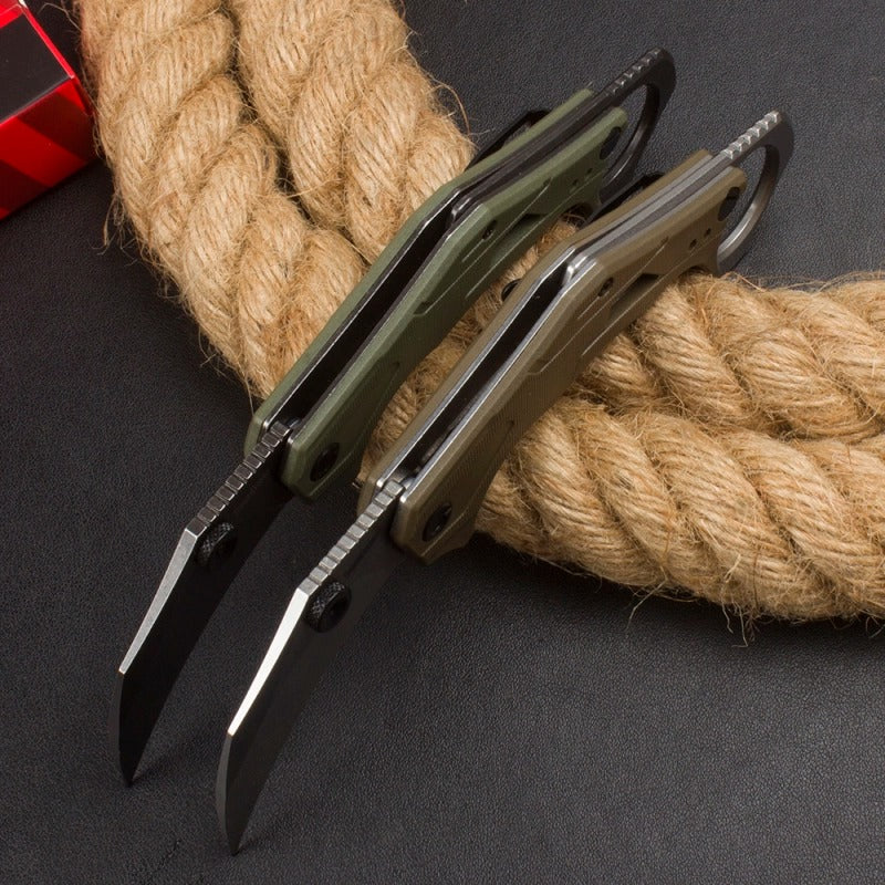 KnivesCollection™ | Kershaw 2064 Curved Utility Folder | 2.6" 8Cr13MoV Steel