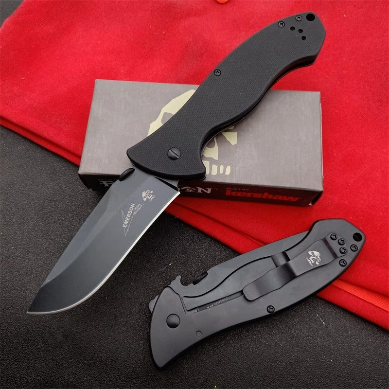 KnivesCollection™ | Kershaw Emerson 6045BLK Utility Folder | 3.54" 8Cr13MoV Blade