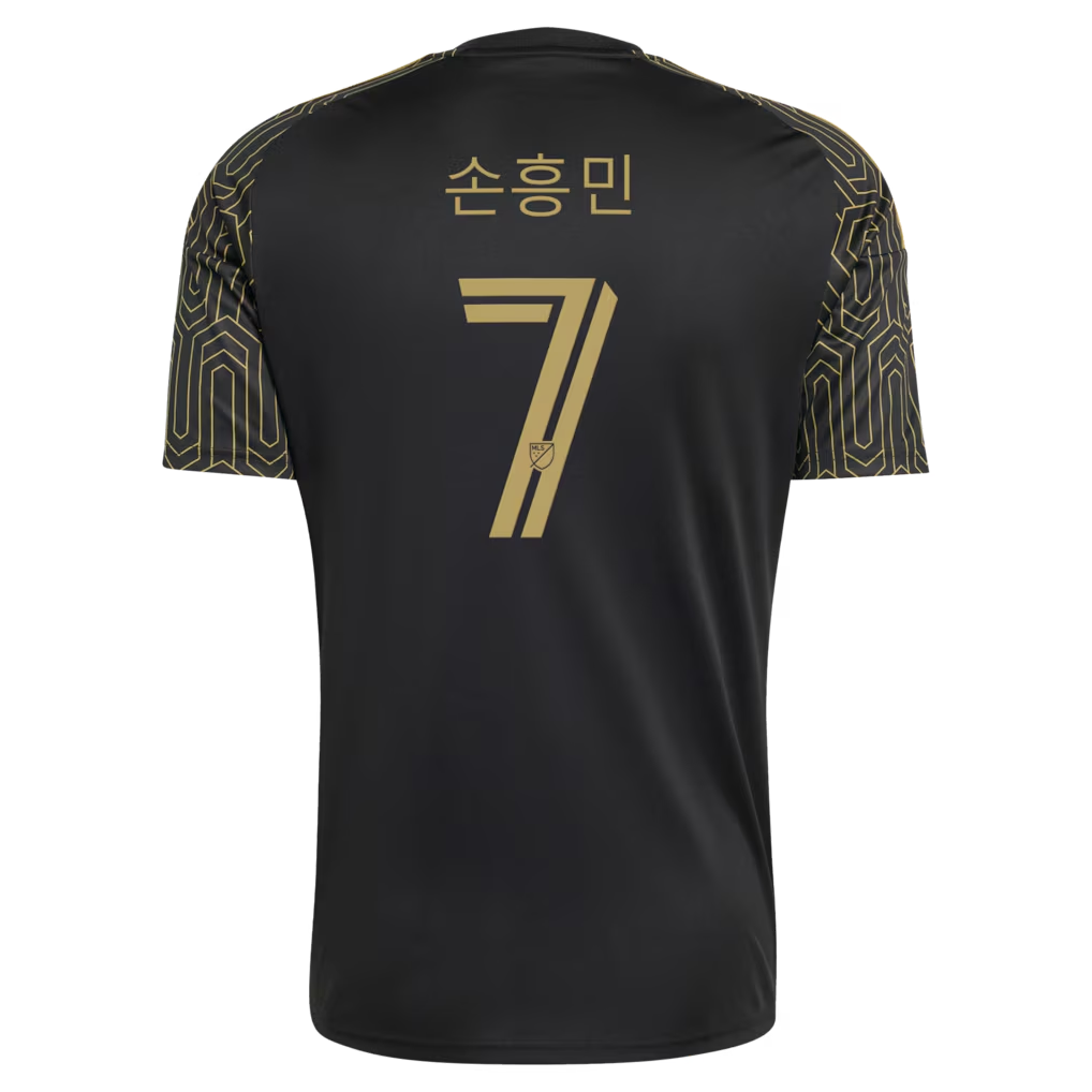 LAFC // adidas Son Heung-min #7 Official 2026 Primary On-Field Patch Jersey – Black