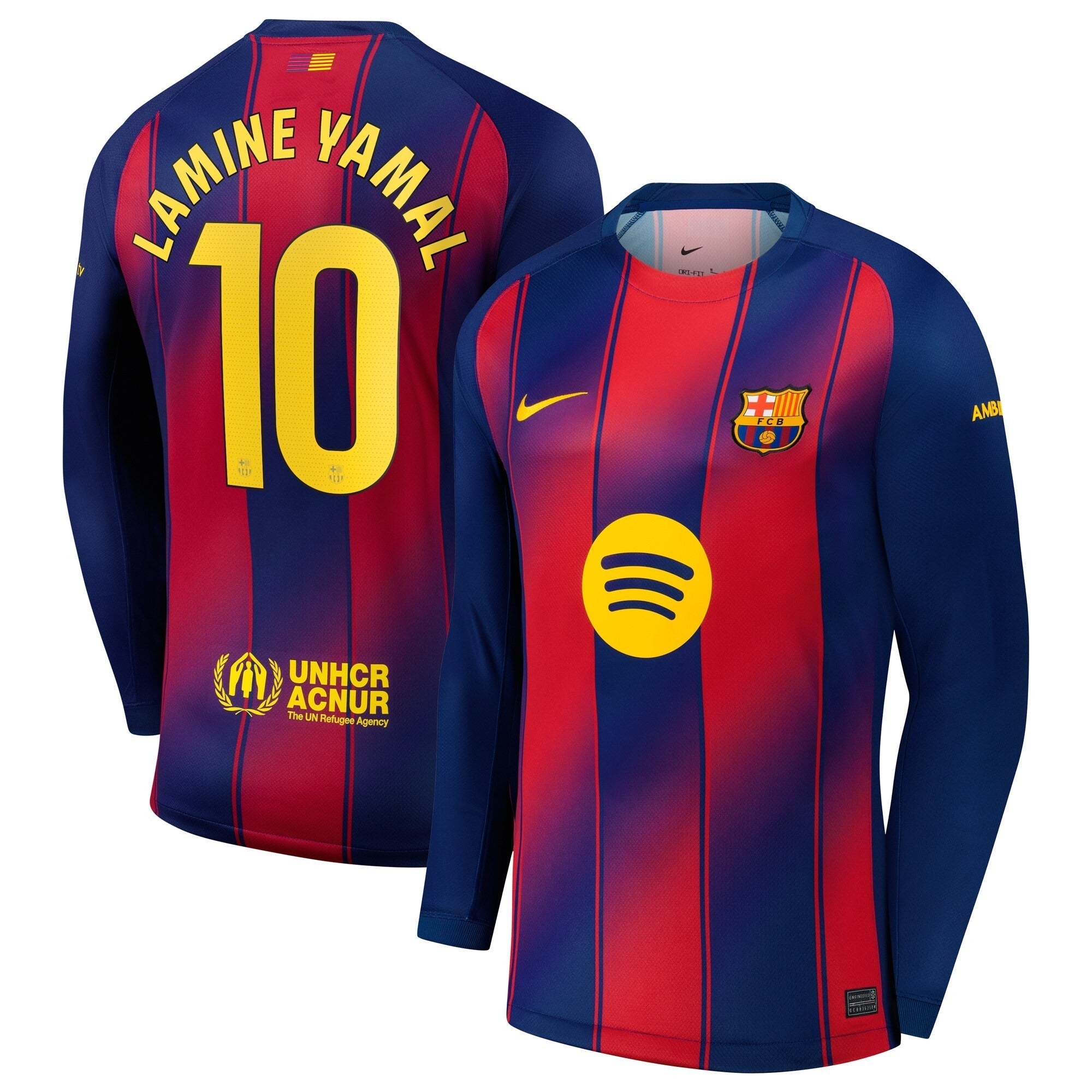 Lamine Yamal Barcelona Fan Edition Football Jersey | Shop Lamine Yamal Barcelona Soccer Shirt Online