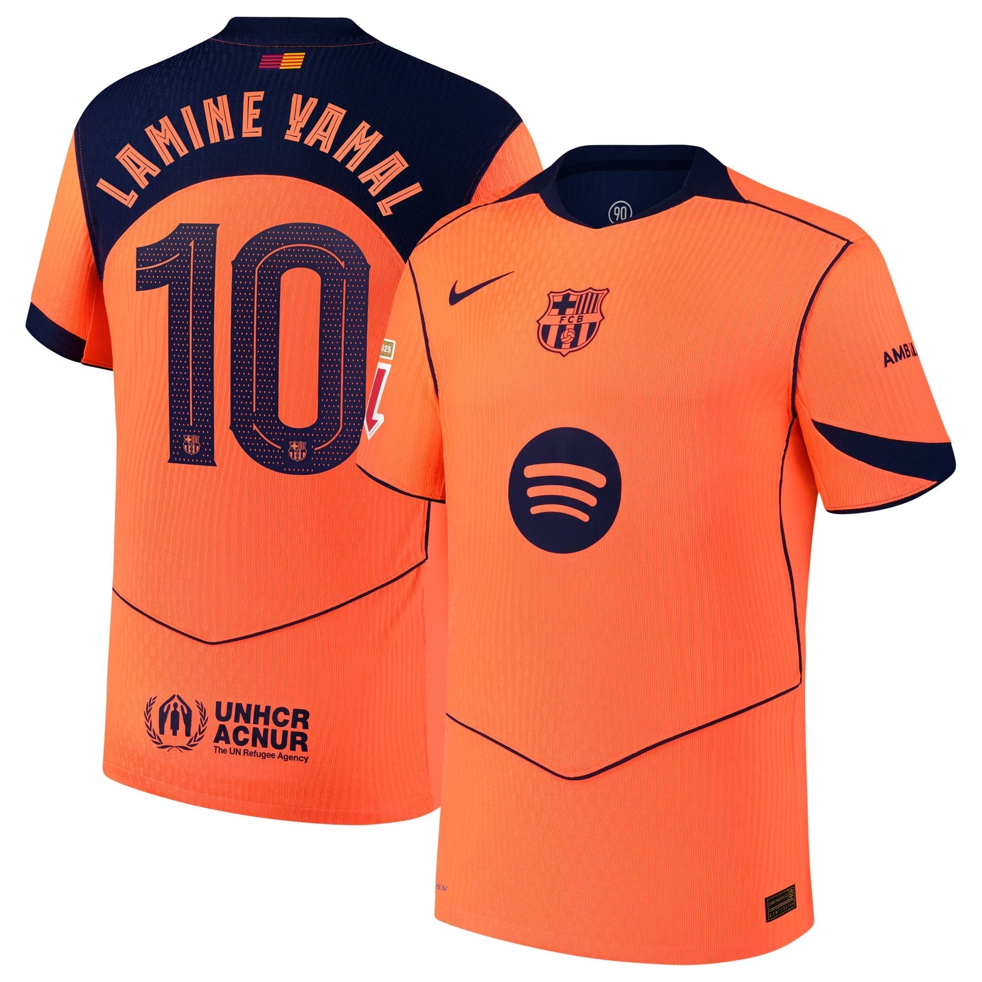 Lamine Yamal Barcelona Fan Edition Football Jersey | Shop Lamine Yamal Barcelona Soccer Shirt Online