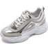 Air Zapatillas Hombre Deportiva Sneakers 2019 New Women's Shoes Laser Stitching Bright Face Small Thick-soled Old Sports