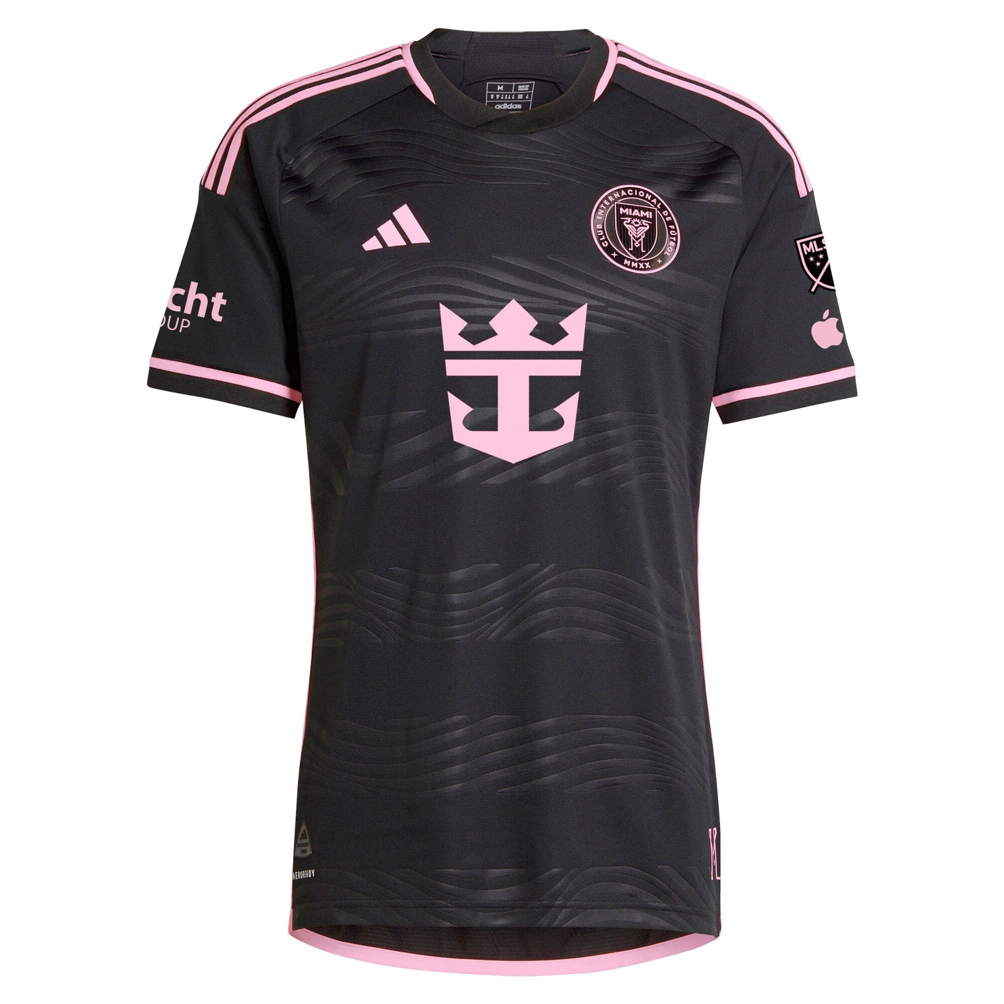 Lionel Messi Inter Miami CF adidas 2024 La Noche Player Authentic T-shirt - Black