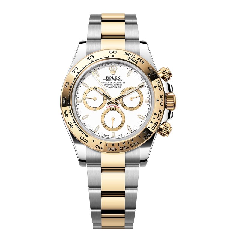 Luxury Watch Cosmograph Daytona Oyster Oystersteel White - Nevada Shoe