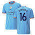 Manchester City Home Shirt 2022-23 with RODRIGO 16 printing Unisex Jersey - Blue - Jersey Teams World