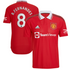 Manchester United Home Shirt   2022-23 with B.Fernandes 8 printing - Red - Jersey Teams World