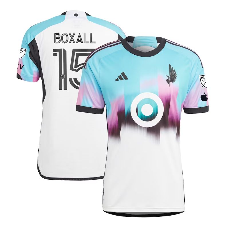 Michael Boxall Minnesota United FC Unisex Shirt 2023/24  - White - Jersey Teams World