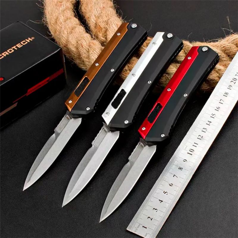 Microtech Glykon OTF Automatic: 220mm Tactical Hunter | M390 Performance | Zinc Aluminum Alloy